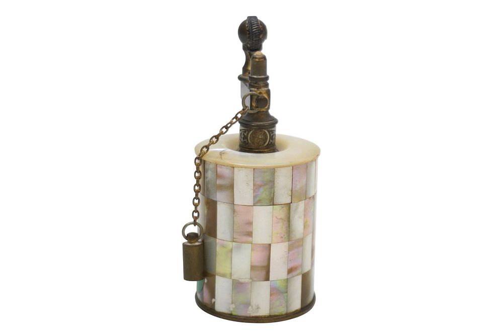 Lot 203: ANTIQUE ART DECO. TIFFANY AND CO. MOTHER OF PEARL LIGHTER