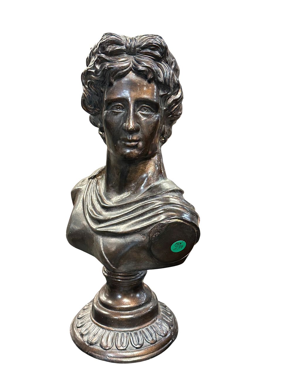Lot 234: VINTAGE CERAMIC BUST APOLLO