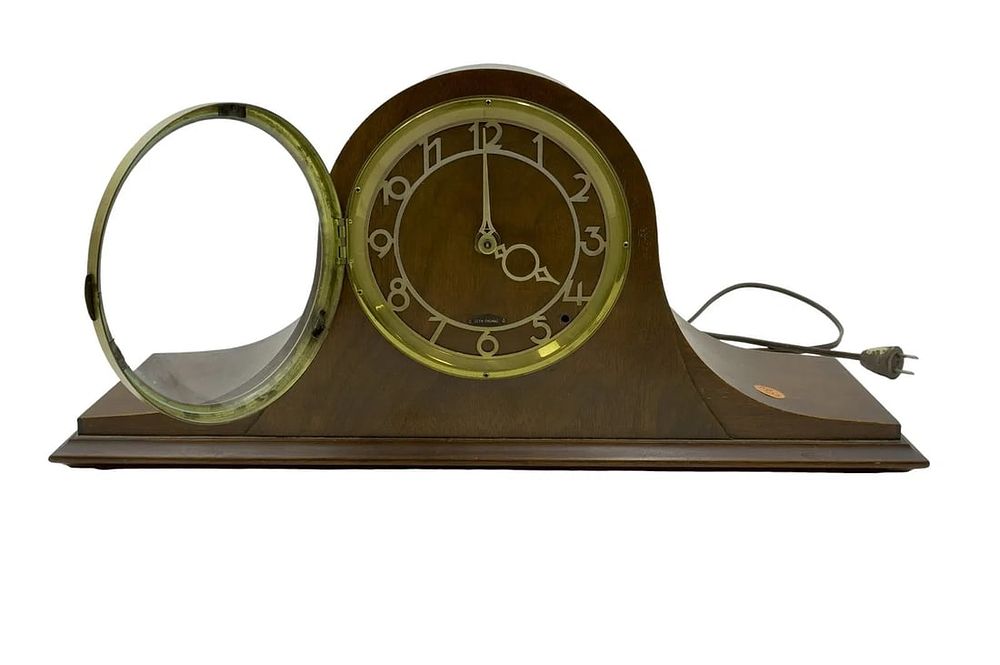 Lot 212: SETH THOMAS ELECTRIC MANTLE CLOCK