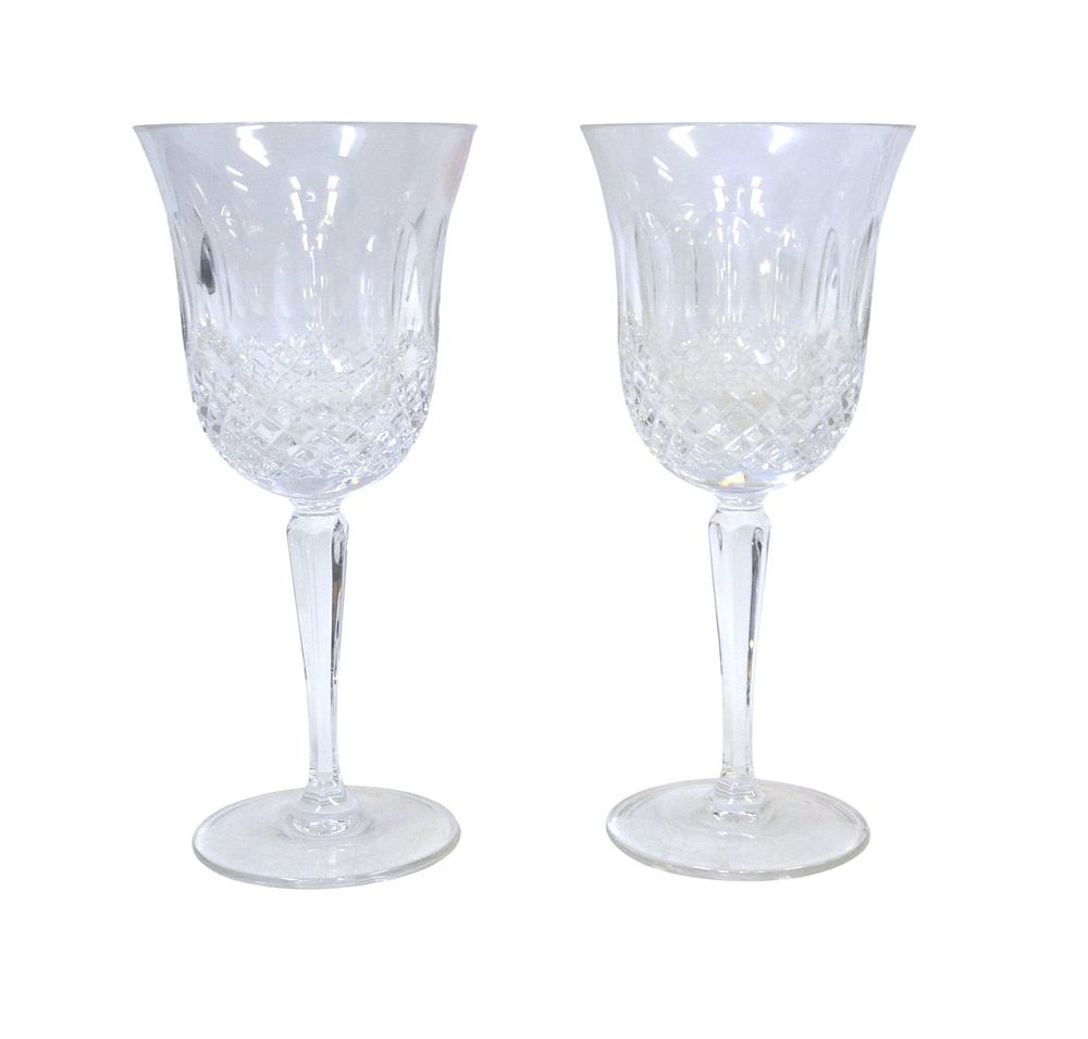 Lot 223: VINTAGE GORHAM CRYSTAL LADY MADISON WINE GOBLETS- A PAIR