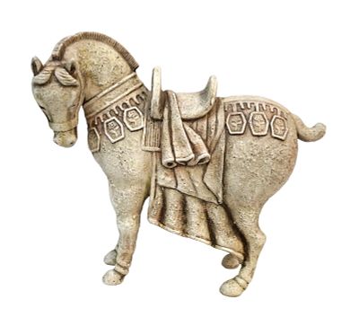 CHRISDON CHINESE TANG DYNASTY HORSE. Vintage Chrisdon Chinese Tang Dynasty Composite Horse 