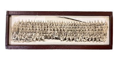 WWII BLACK REGIMENT FT. MCCLELLAN ALABAMA. WWII Era Panoramic Photographic Print of Black 