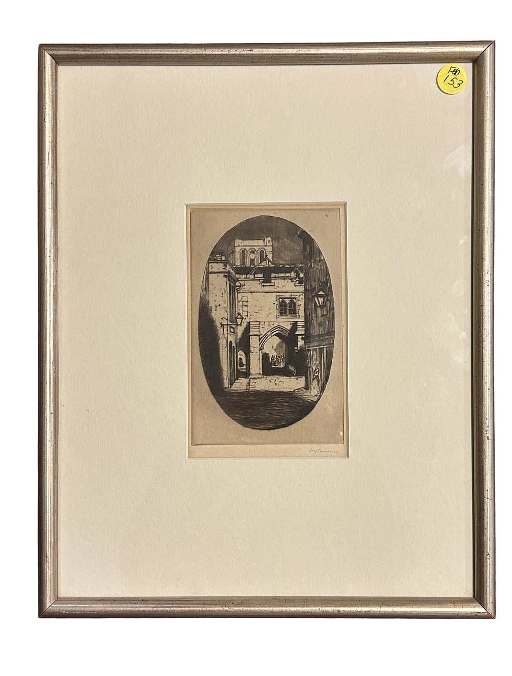 Lot 153: SIR DAVID YOUNG CAMERON (1865-1945) ETCHING