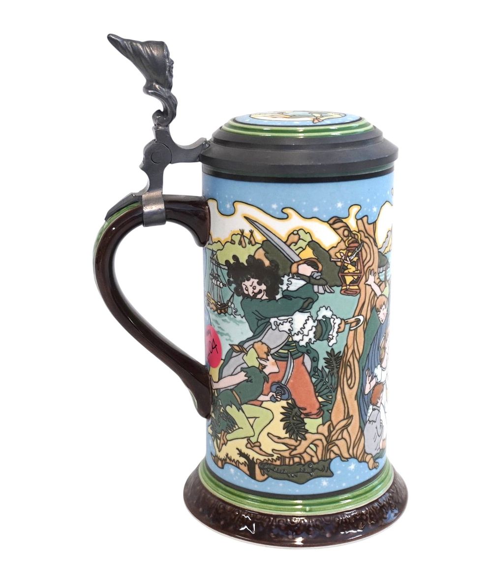 Lot 204: RARE METTLACH FAIRYTALE PETER PAN STEIN
