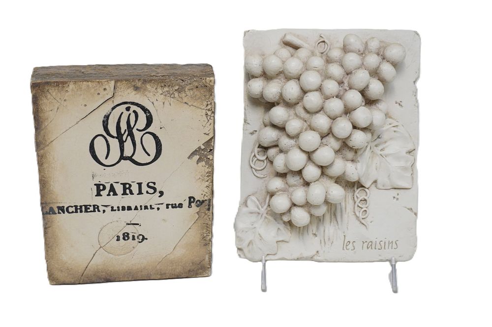 Lot 293: PAIR OF RUSTIC FRENCH DECORATIVE WALL HANGINGS