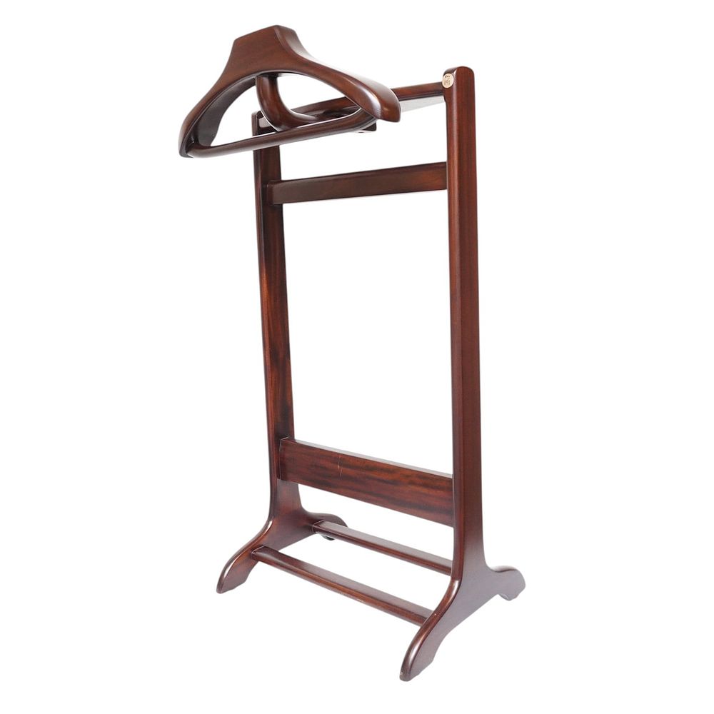 Lot 191: 20th c MAHOGANY VALET STAND
