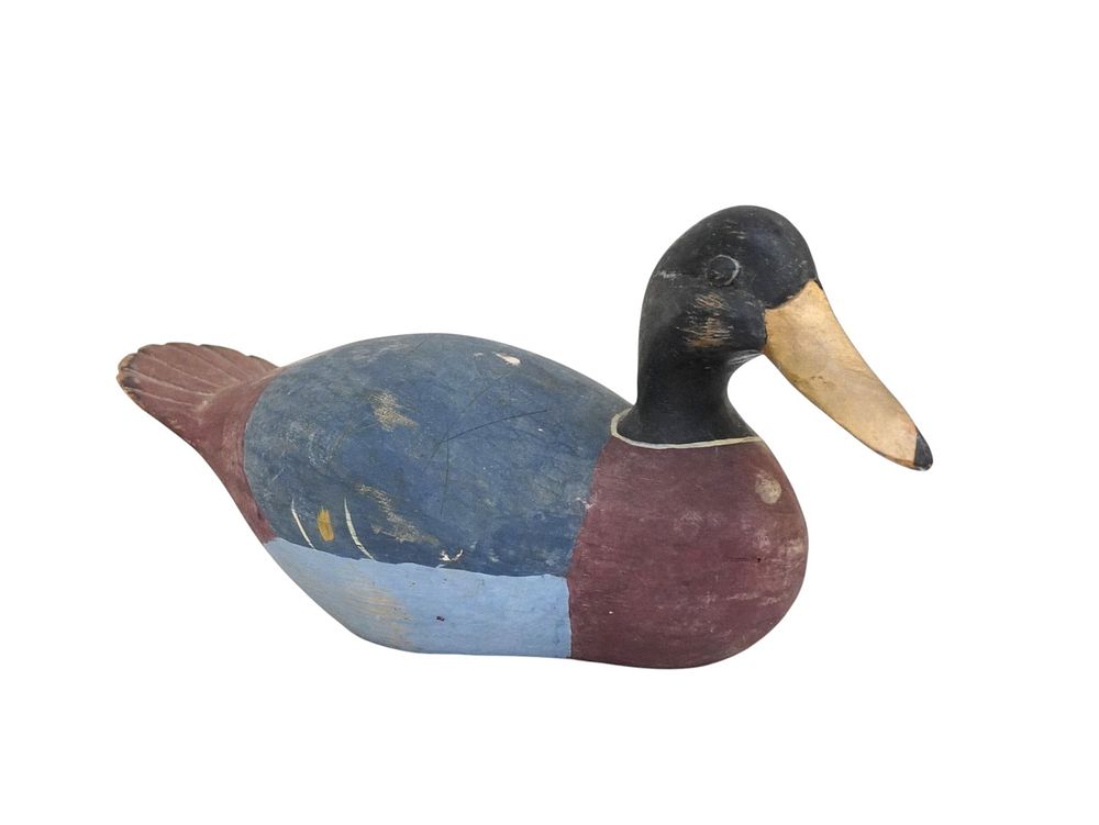 Lot 216: VINTAGE PAINTED DUCK DECOY
