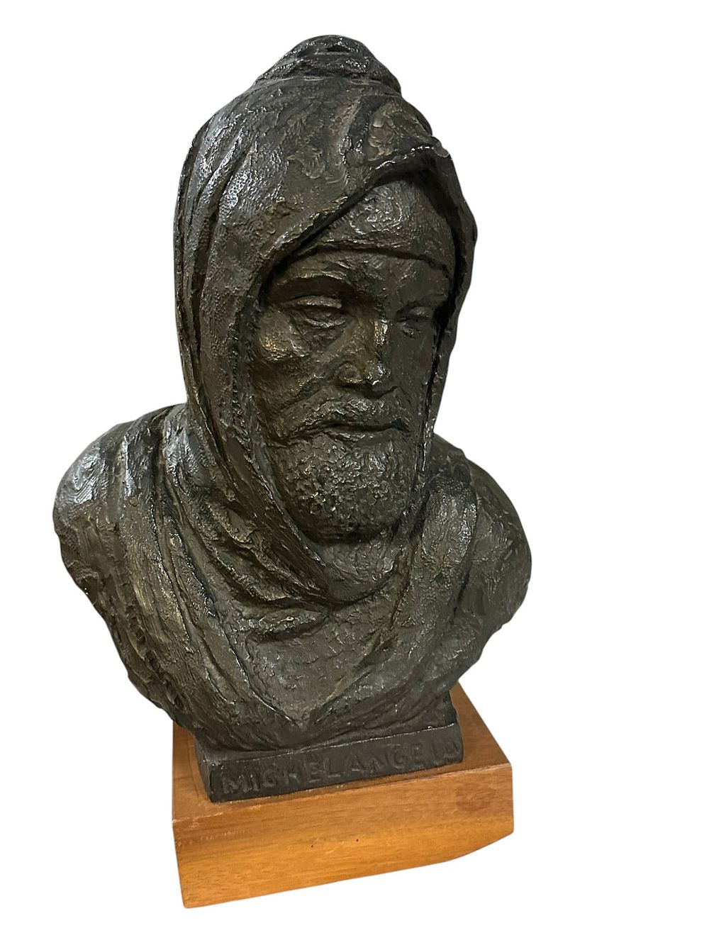 Lot 275: VINTAGE AUSTIN PRODUCTIONS MICHELANGELO SELF PORTRAIT BUST 1960s