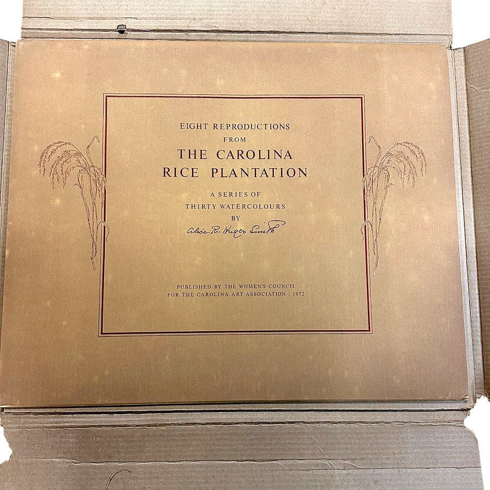 Lot 154: ALICE RAVENAL HUGER SMITH COMPLETE PORTFOLIO RICE PLANTATION