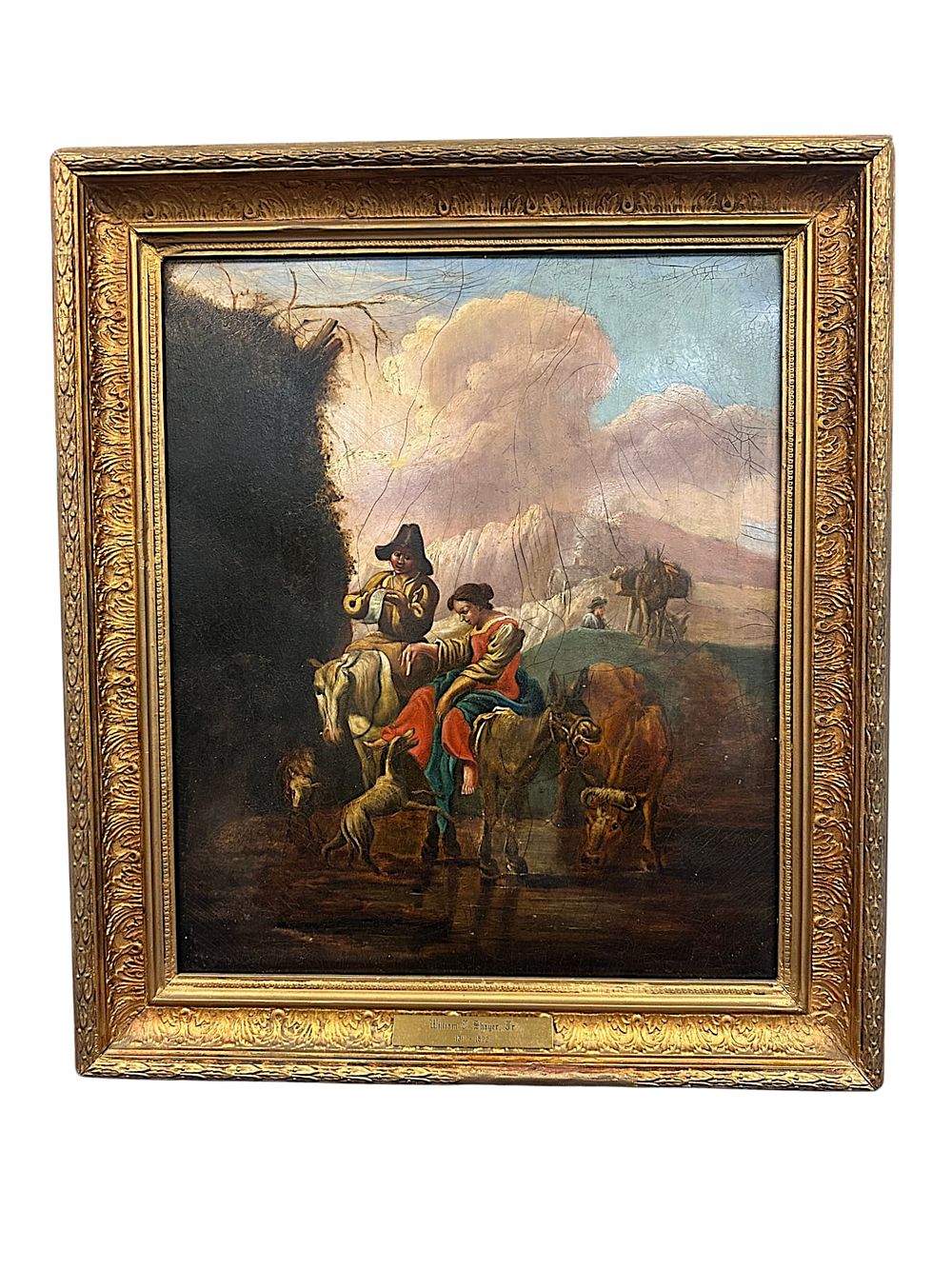 Lot 157: WILLIAM JOSEPH SHAYER JR (British 1811-1892) OIL ON BOARD