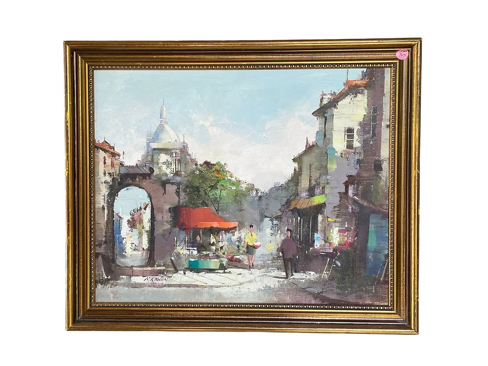 Lot 160: HARRY KOOLEN (1904-1985) MID CENTURY MARKET EUROPE