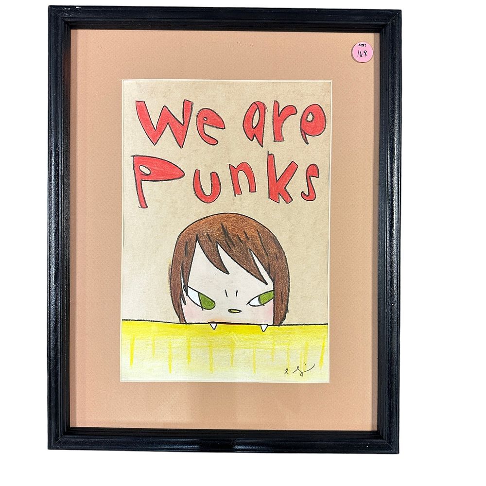 Lot 168: AFTER YOSHITOMO NARA WE ARE PUNKS MIXED MEDIA