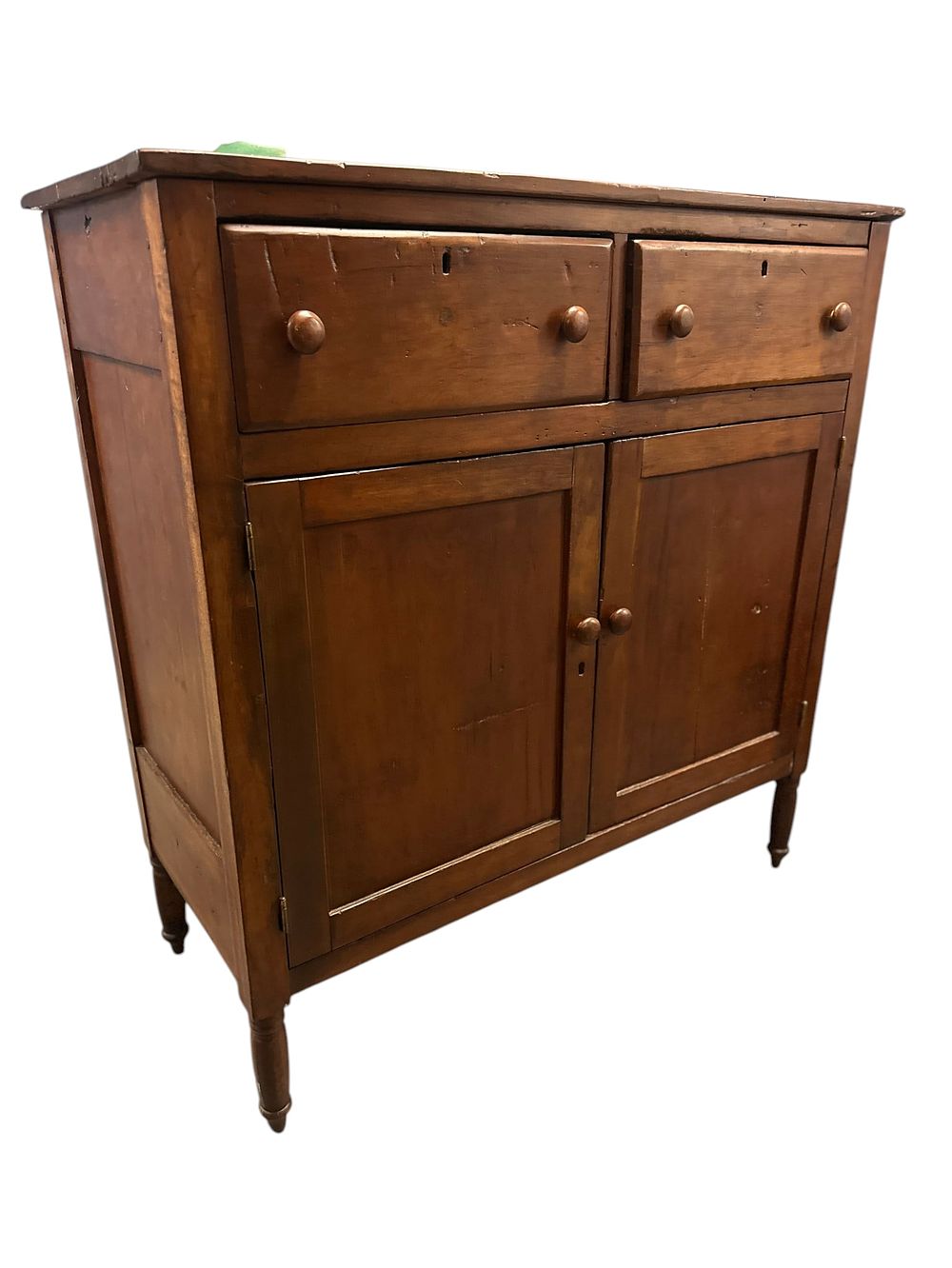 Lot 177: ANTIQUE AMERICAN PRIMITIVE JELLY CUPBOARD