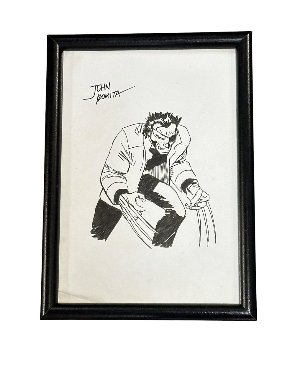 Lot 178: WOLVERINE INK SKETCH AFTER JOHN ROMITA
