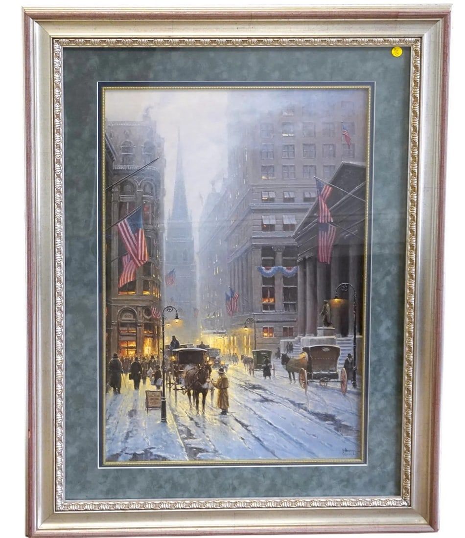 Lot 185: LARGE LTD ED G HARVEY WALL STREET NEW YORK