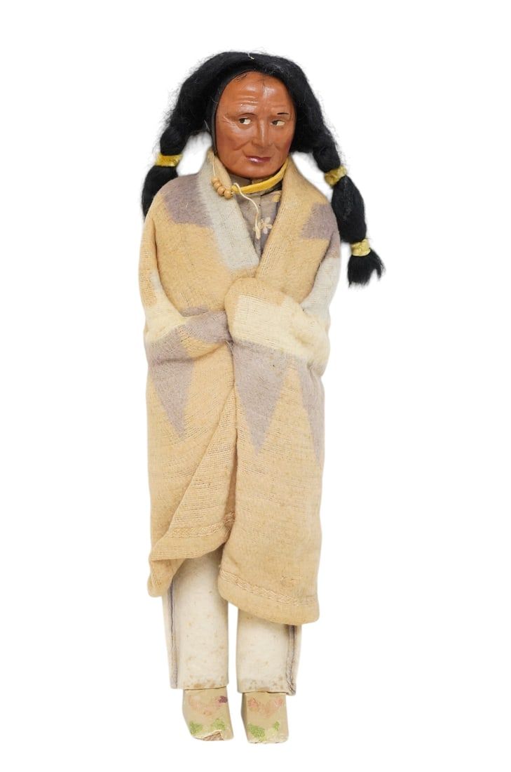 Lot 293: LARGE VINTAGE "BULLY GOOD" SKOOKUM DOLL