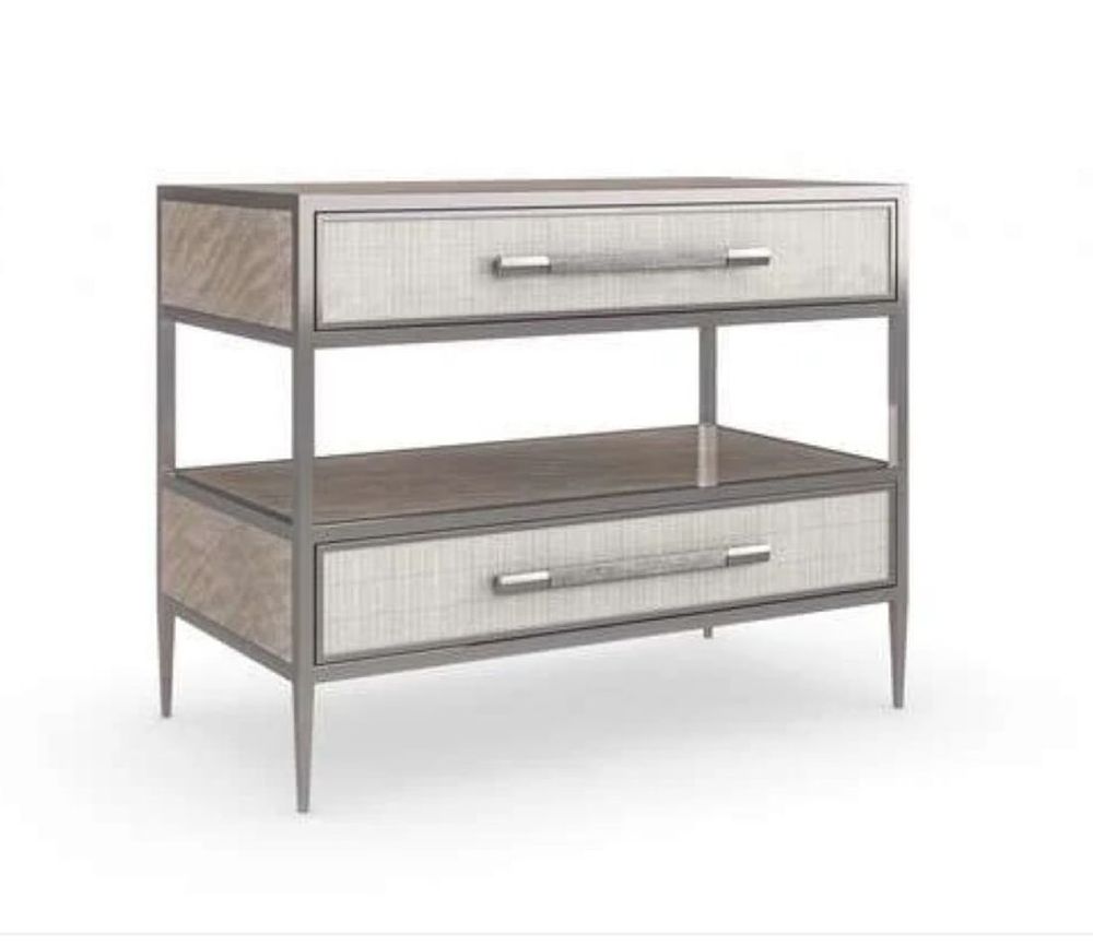 Lot 151: CARACOLE FURNITURE DUAL IMPRESSIONS NIGHTSTAND