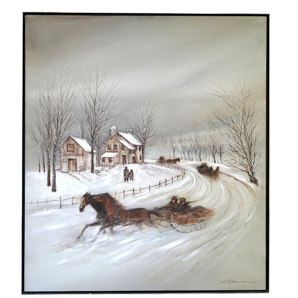 Lot 174: VICENTE ARTUR CARNEIRO (1927-2005) OIL ON CANVAS