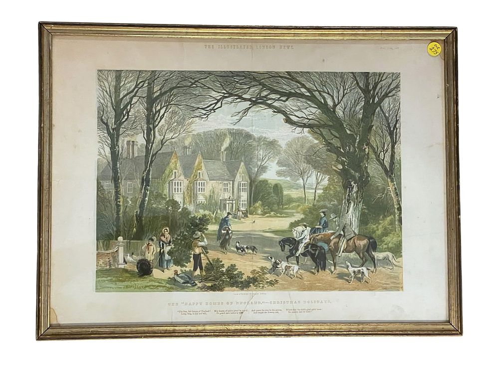 Lot 275: THE HAPPY HOMES OF ENGLAND CHRISTMAS HOLIDAYS 1857