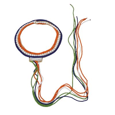 AFRICAN MAASAI BEADED TRADITIONAL WEDDING NECKLACE. African Maasai Beaded Traditional Wedding 