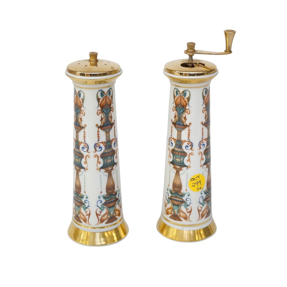 Lot 299: VINTAGE LENOX LIDO SALT & PEPPER MILL