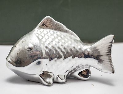 דג בצבע כסף נוצץ: קסם של וינטג' ימי