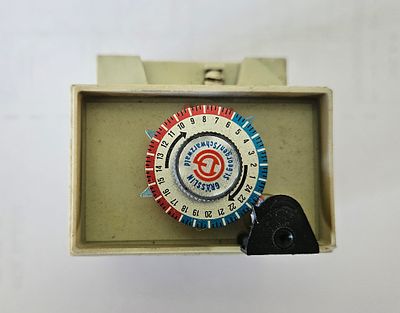 קוצב זמן (Timer) מכני וינטג' – מותג GR&Auml;SSLIN (גרמניה) וינטג'