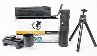 ערכת טלסקופ חד-עיני (Monocular) קומפקטי לצפייה בטבע ובציפורים.