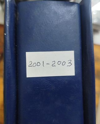 אלבום מעטפות דואר בולאי #16 (שנתון 2001-2003)