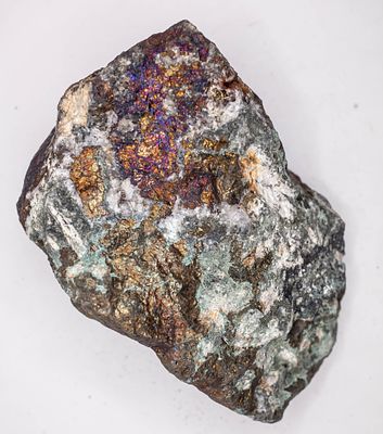 גוש בורניט / "עפרת הטווס" גולמי (Raw Bornite / Chalcopyrite / Peacock Ore)