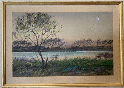 ציור מקורי בצבעי מים על נייר (Watercolour on Paper) מאת האמן אנטולי חיליוטה (Anatoli Khiliouta) 