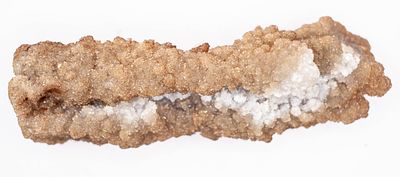 צינורית זקיף נטיפית / זקיף קוורץ דרוזי חלול (Quartz Epimorph / Stalactite Pipe Specimen)