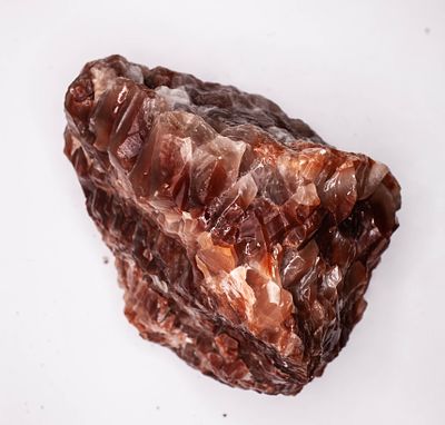 גוש קלציט אדום/חום גולמי (Raw Red / Chocolate Calcite Specimen)