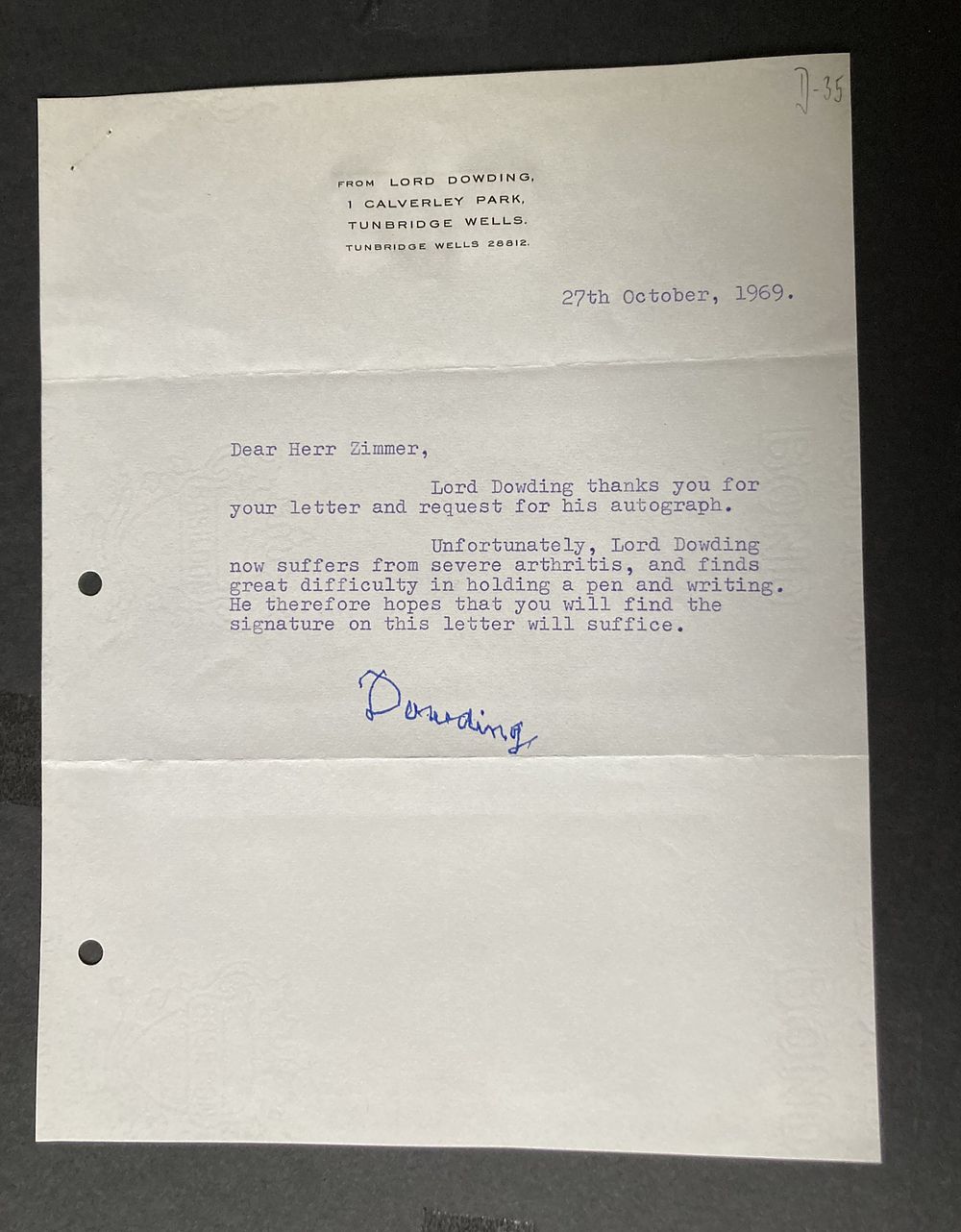 Chaucer Auctions | Auction 475 | LIVE AUTOGRAPH AUCTION TV SPORT BATTLE OF BRITAIN, UK US LUFTWAFFE FIGHTER BOMBER ACES, DAMBUSTERS, NAVY, SPACE, CONCORDE