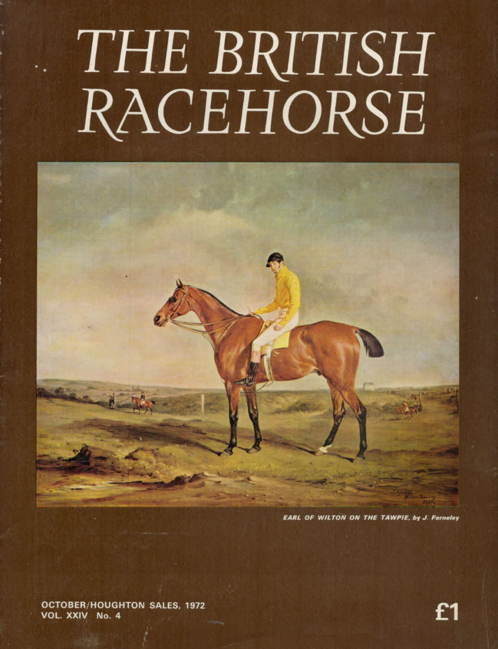 Lot 41: The British Racehorse. October/Houghton Sales 1972 Vol XXIV...