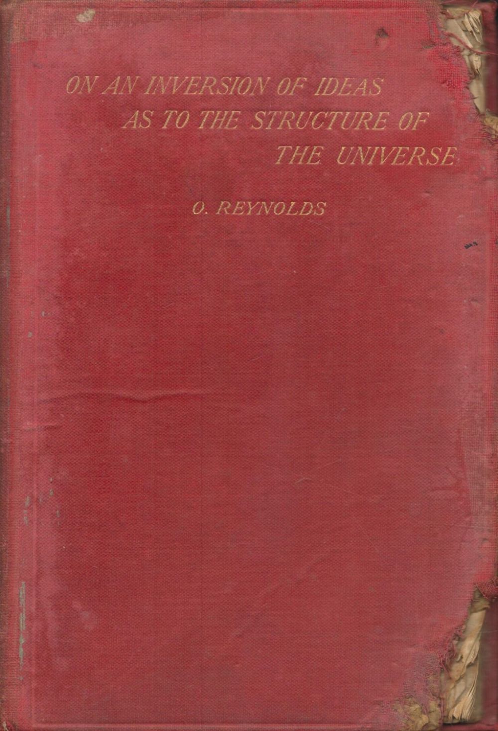 Lot 113: On an Inversion of Ideas as to the...