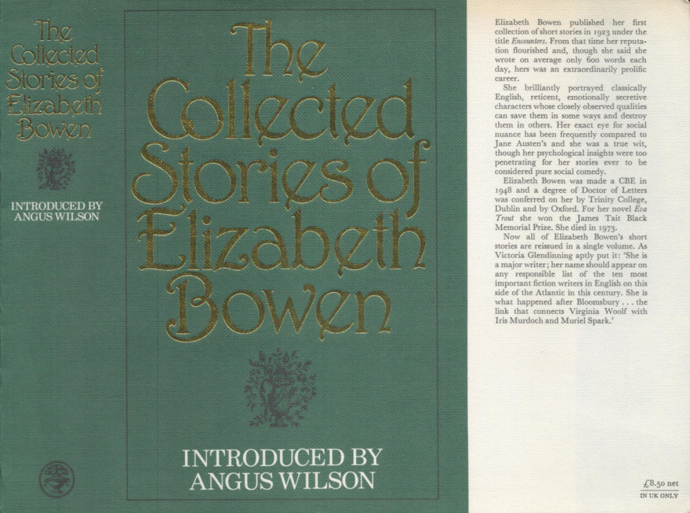 Lot 374: The Collected Stories of Elizabeth Bowen. Publisher Jonathan...