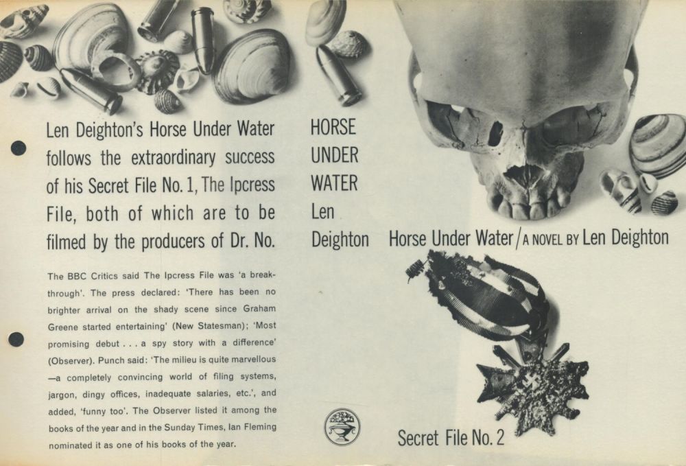 Lot 401: . Len Deighton Horse Under Water Publisher Jonathan...