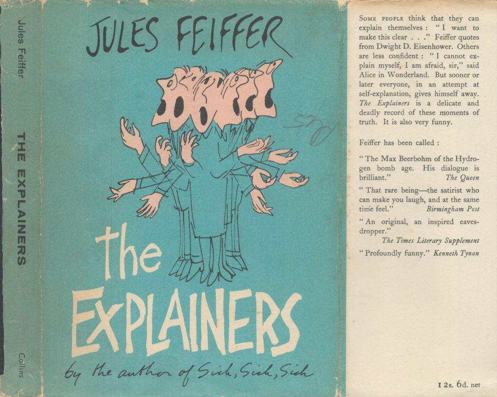Lot 406: Jules Feiffer The Explainers Publisher Collins. Excellent condition....