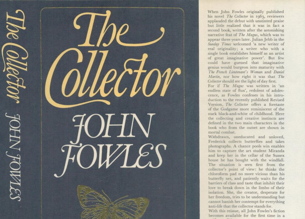 Lot 410: John Fowles The Collector Publisher Jonathan Cape. Jacket...