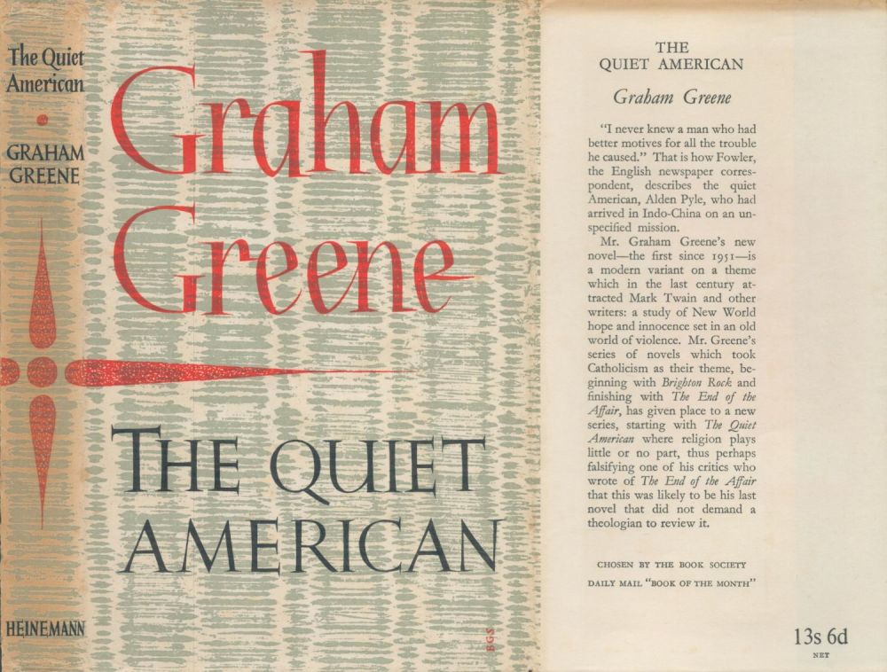 Lot 419: Graham Green The Quiet American Publisher Heinemann. Excellent...