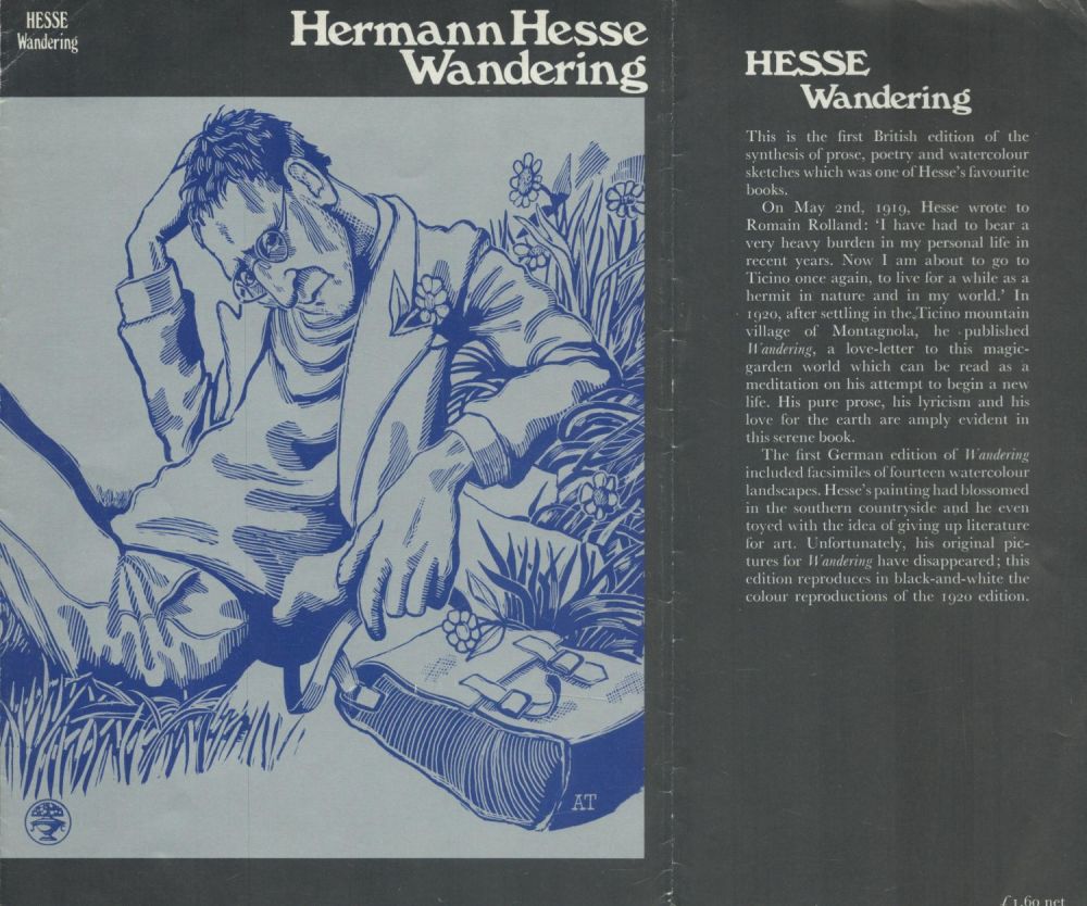 Lot 427: Hermann Hesse Wandering Publisher Jonathan Cape. Jacket design...