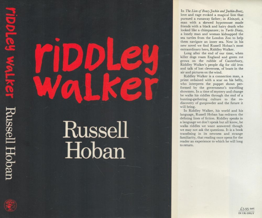 Lot 432: Russell Hoban Riddley Walker Published by Jonathan Cape....