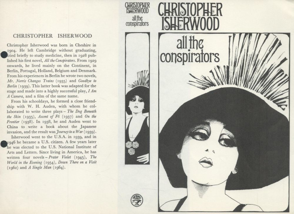 Lot 438: Christopher Isherwood All the Conspirators Publisher Jonathan Cape....