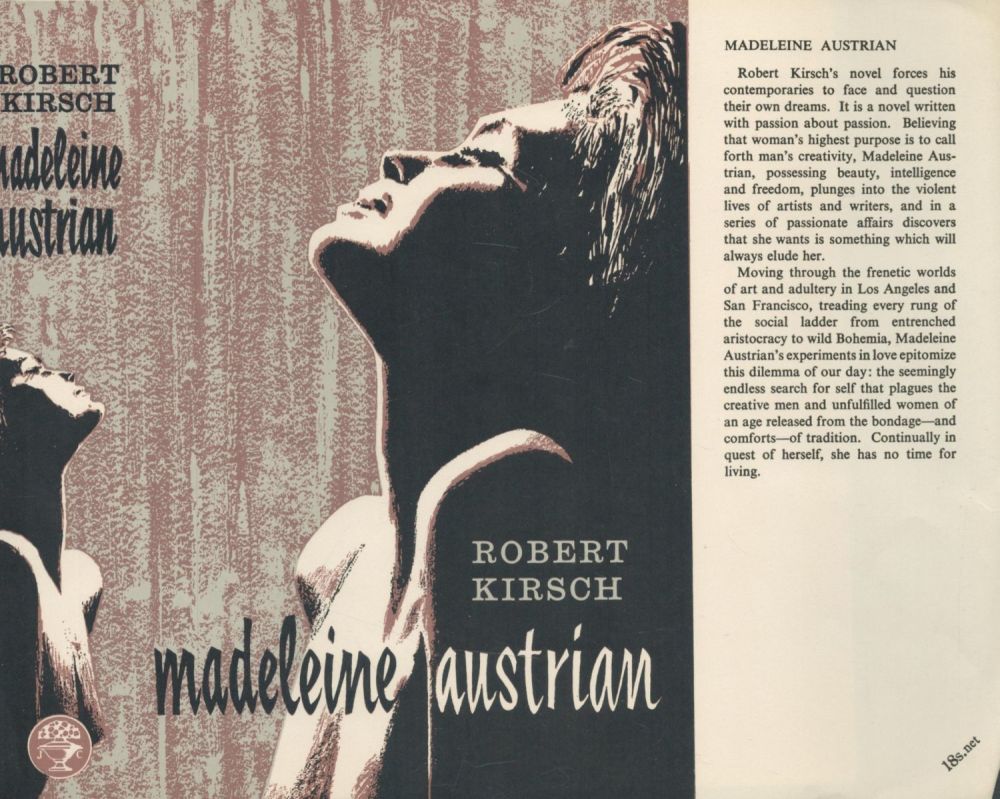Lot 444: Robert Kirsch Madeleine Austrian Publisher Jonathan Cape. Jacket...