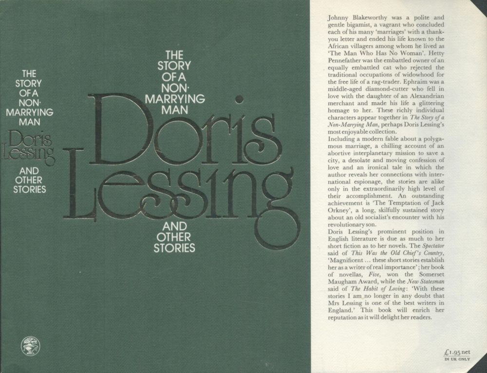 Lot 446: Doris Lessing The Story of a Non Marrying...