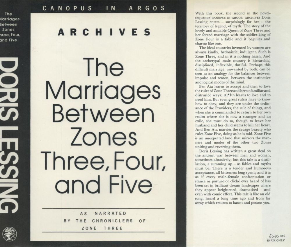 Lot 449: Doris Lessing The Marriage Between Zones Three, Four...