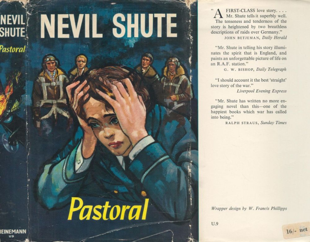 Lot 496: Nevil Shute Pastoral Publisher Heinemann. Jacket design by...