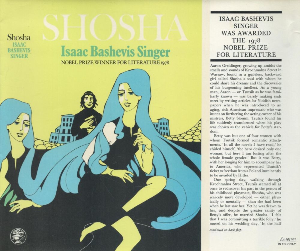 Lot 498: Isaac Bashevis Singer Shosha Publisher Jonathan Cape. Jacket...