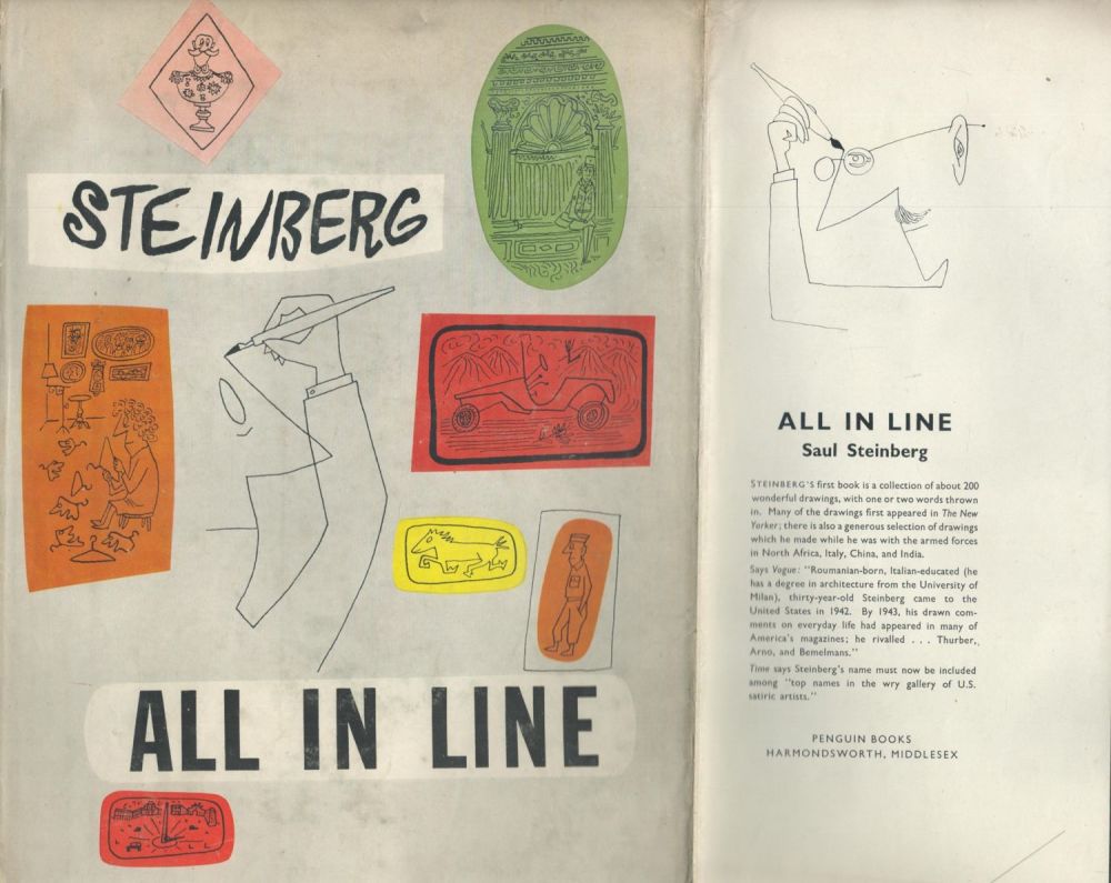 Lot 507: Steinberg All in Line Publisher Penguin. Very good...